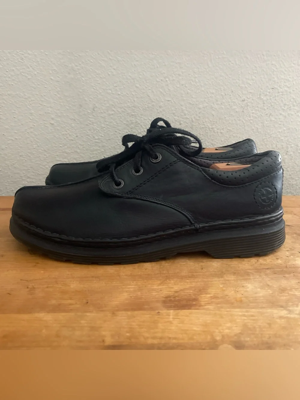 Finn Comfort Norwich Montana Lace-Up Black Men’s Comfortable Walking Shoes Sz 11